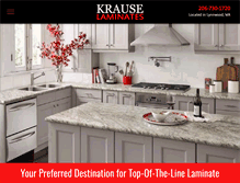 Tablet Screenshot of krauselaminates.com
